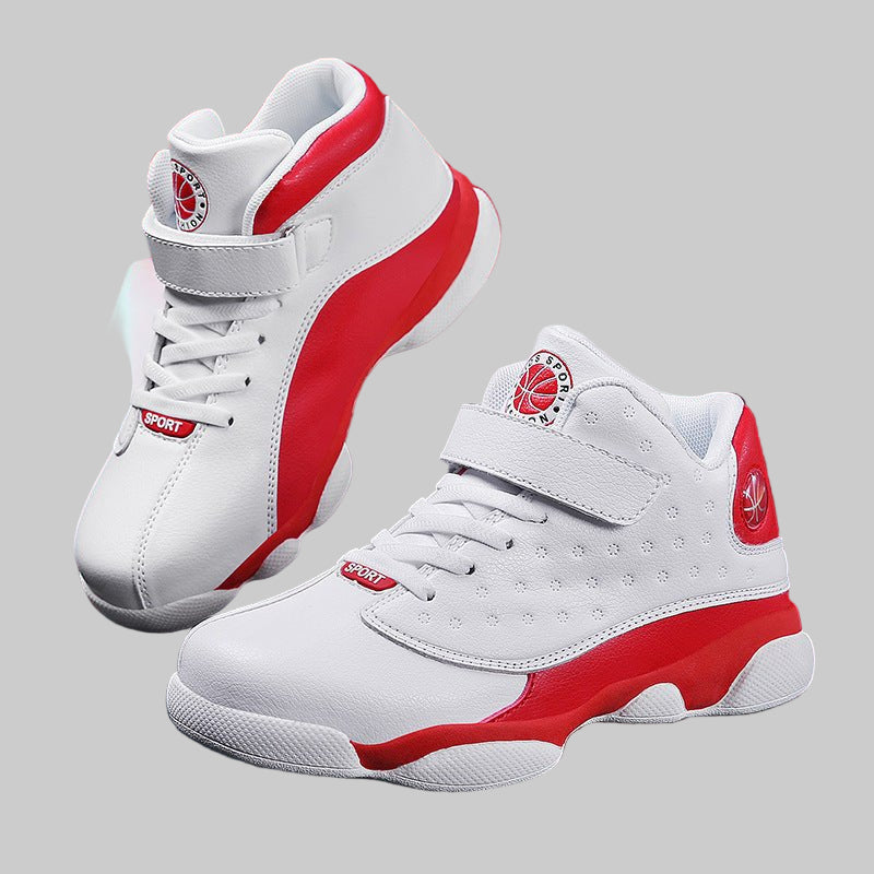 Kids' High - Top Velcro Sneakers for School – Durable & Comfy - CasualFlowshop