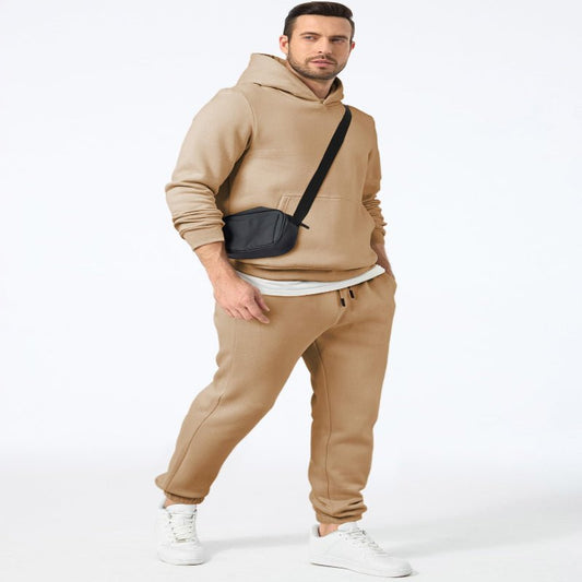 Menβs Relaxed Fit Jogger Set β Soft Hoodie & Sweatpants 2 - Piece Outfit - CasualFlowshop