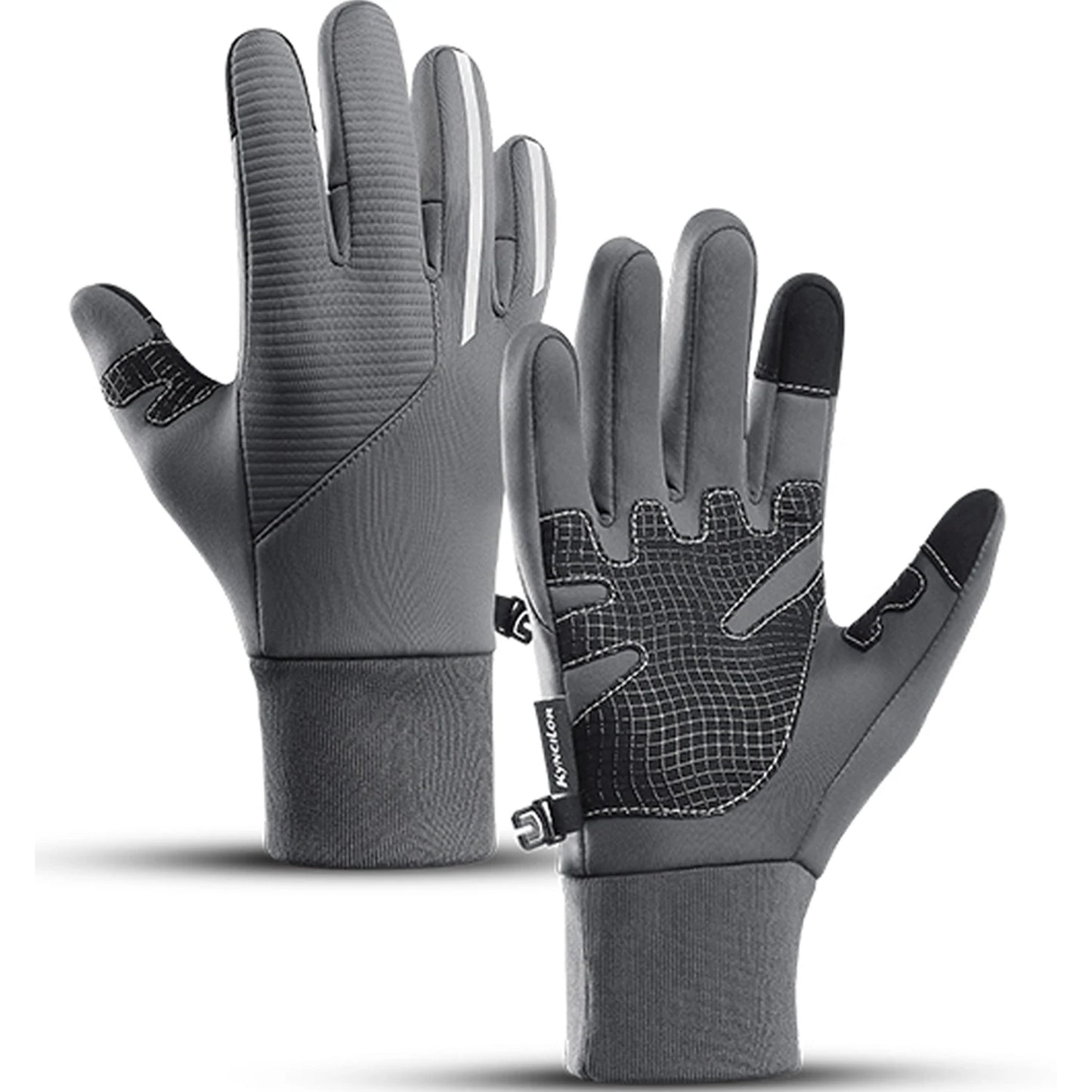 Motorcycle Gloves Moto Gloves Winter Thermal Fleece Lined Winter Waterproof Touch Screen Non - slip Motorbike Riding Gloves - CasualFlowshop