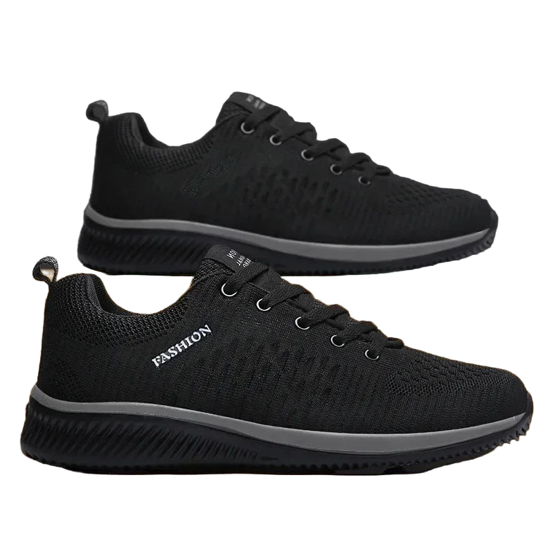Flexible Jogging Shoes for Men – Breathable Mesh Sneakers with Cushioned Sole - CasualFlowshop