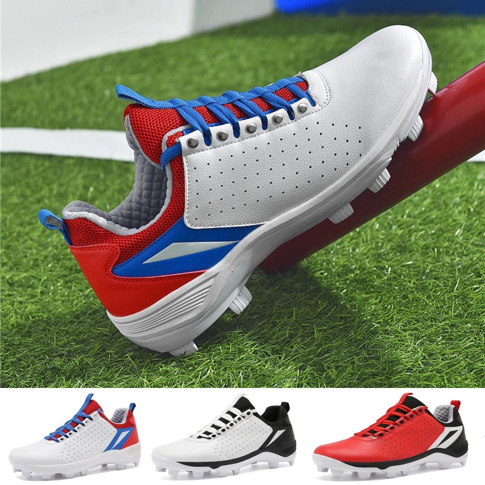 Men’s Non - Slip Baseball Training Shoes – Long Spikes & Turf Cleats - CasualFlowshop
