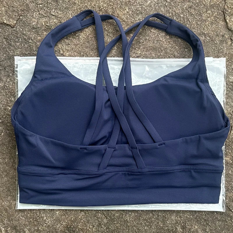 2Pcs Crisscross Sports Bra Set – Breathable & Supportive Fitness Wear for Women - CasualFlowshop
