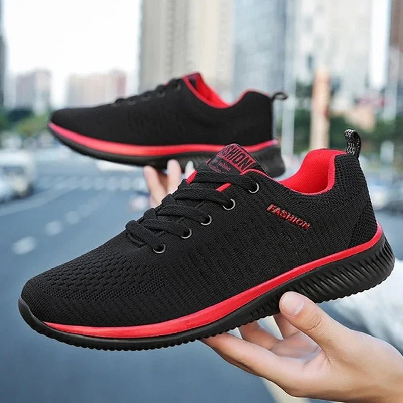 Flexible Jogging Shoes for Men – Breathable Mesh Sneakers with Cushioned Sole - CasualFlowshop