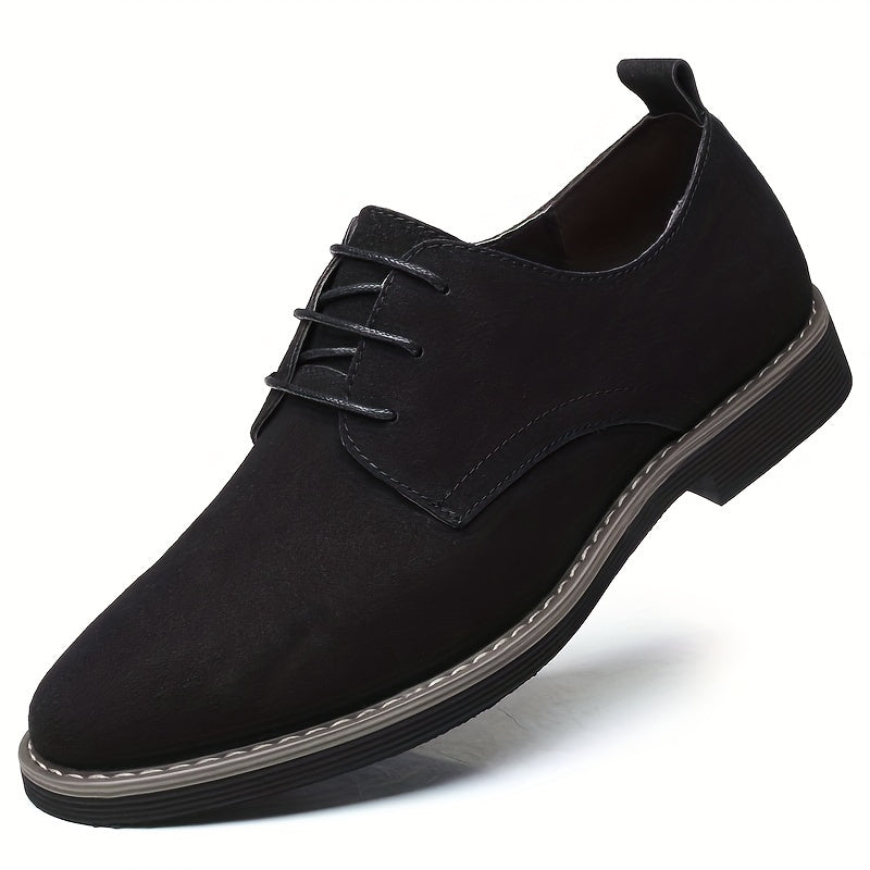 Black Men’s Business Dress shoes on a white background
