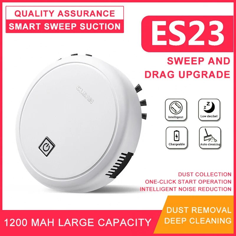 2025 Smart Robot Vacuum Cleaner – Automatic sweeping and mopping for home.