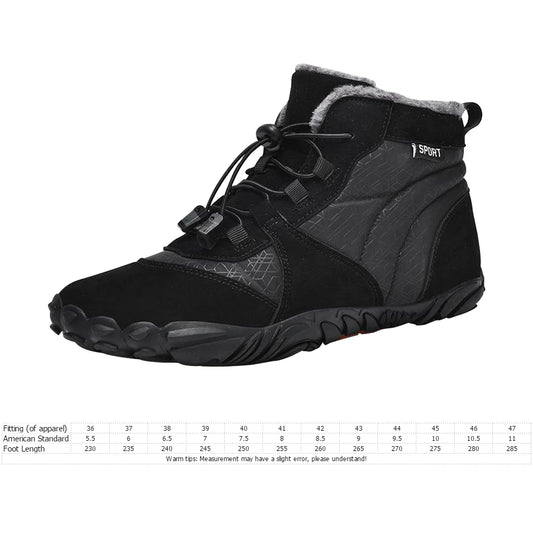 Sneaker: All-Weather Barefoot Winter Boots - Women's Sneakers-CasualFlowshop 