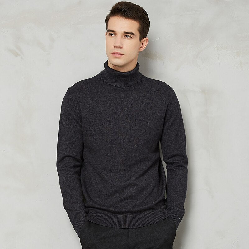 Men with a sweater: Casual New Turtleneck Sweater in CasualFlowshop 