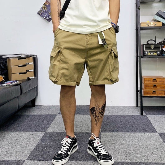 Men's Multi - pocket Camouflage Cargo Shorts - CasualFlowshop