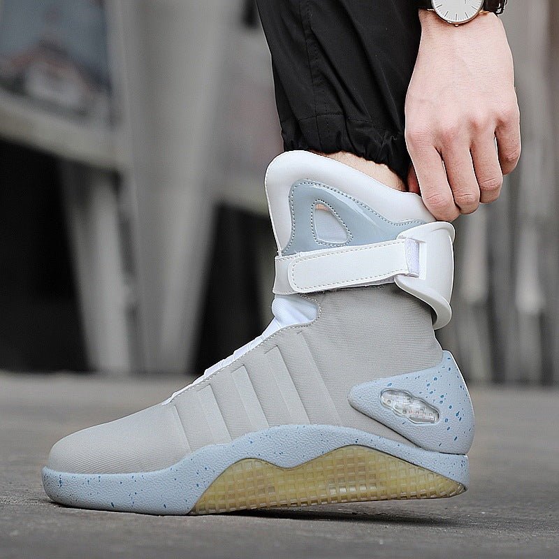 Men’s LED High - Top Sneakers – Step Into Light, Style & Comfort - CasualFlowshop