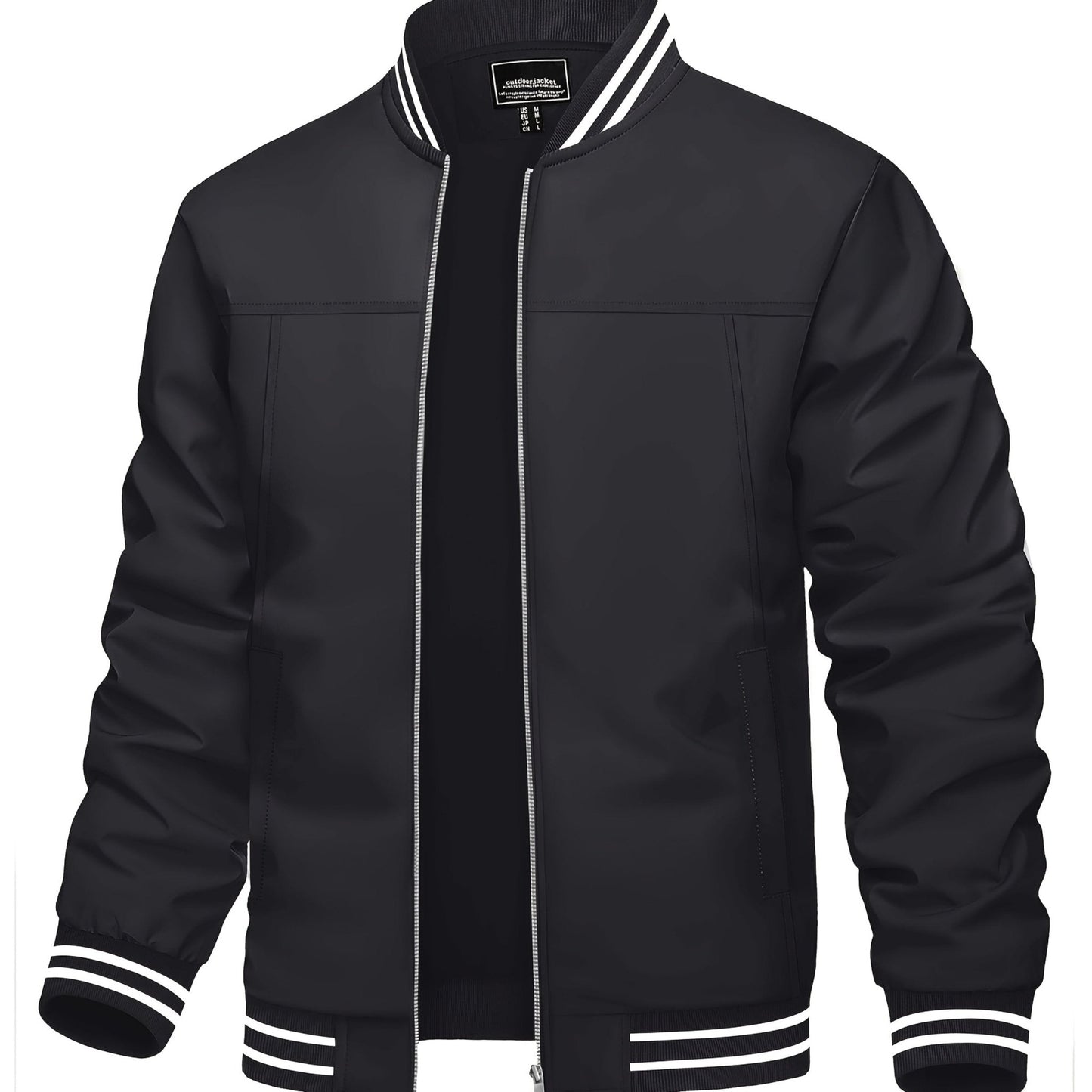 🧥 Men's Lightweight Windproof Bomber Jacket – Style Meets Performance - CasualFlowshop