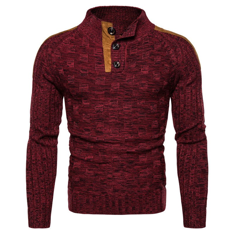 Cozy Suede Thick-Knit Sweater in classic colors, perfect for warmth and style.