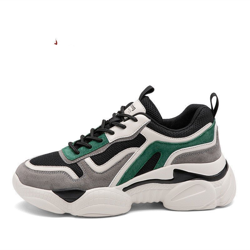Black & Green Panda Platform Shoes – Breathable, Cute, and Comfy - CasualFlowshop