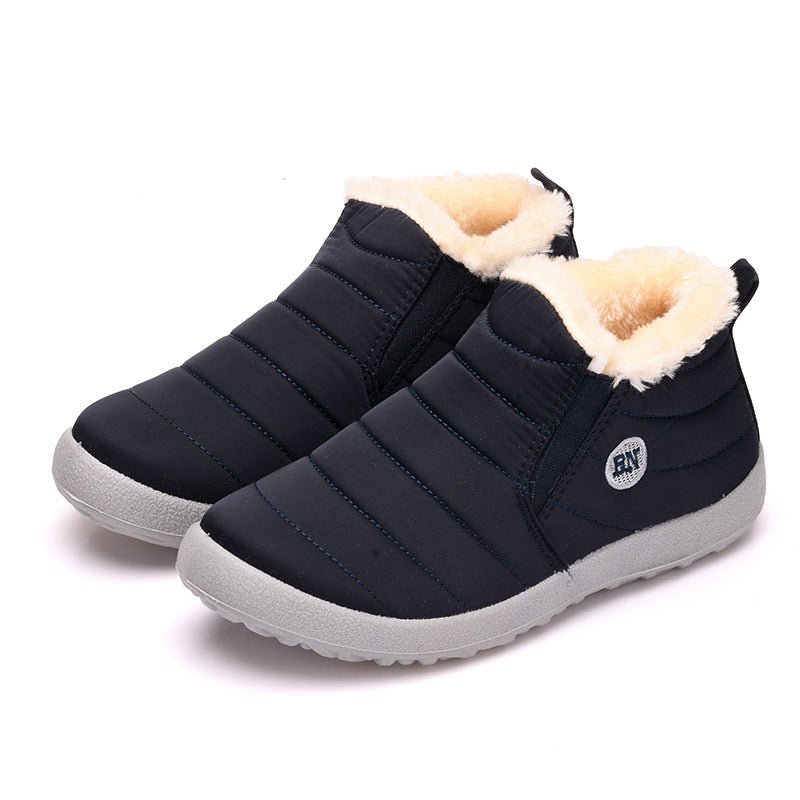 Men's Lightweight Waterproof Ankle Boots – Unisex Winter Snow Shoes, Warm & Fashionable - CasualFlowshop