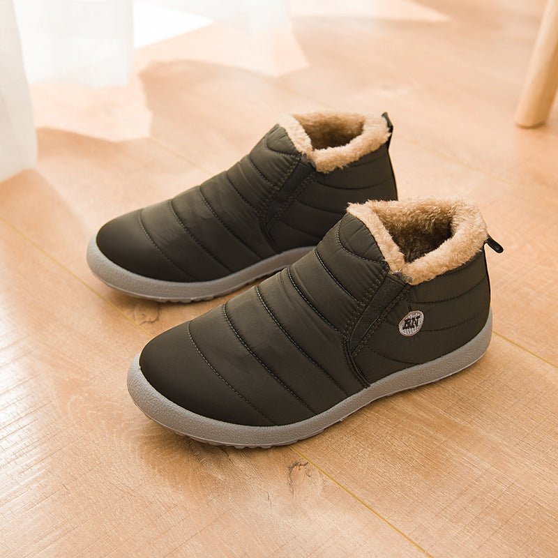 Men's Lightweight Waterproof Ankle Boots – Unisex Winter Snow Shoes, Warm & Fashionable - CasualFlowshop