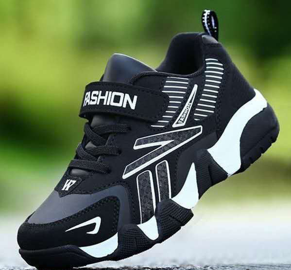 Kids Sport Sneakers - Anti-Slip Leather Shoes for Boys and Girls
