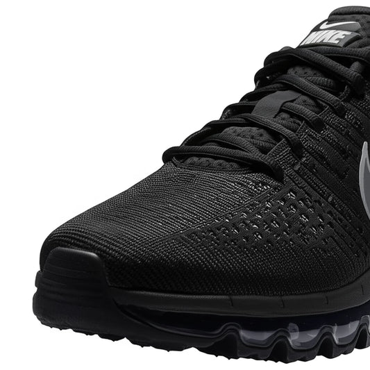 Black Nike Alpha Trainer 6 Air Cushion Shoes with brand logo on a white background