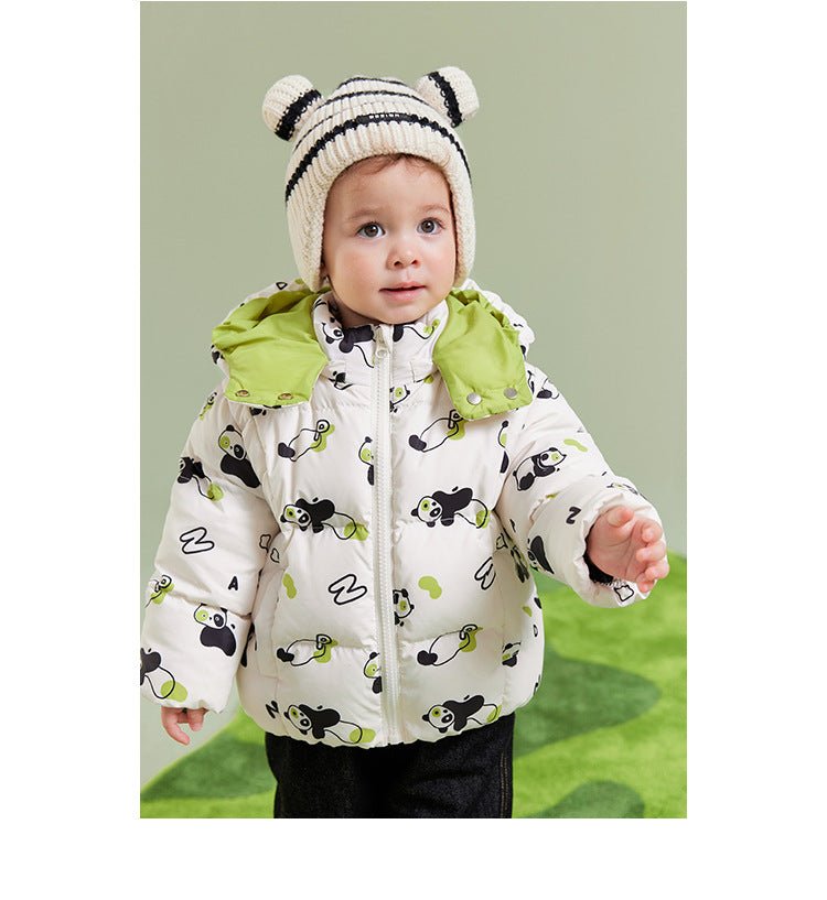 Image of Panda Down Jacket for Kids - Onliene At Casualflowshop
