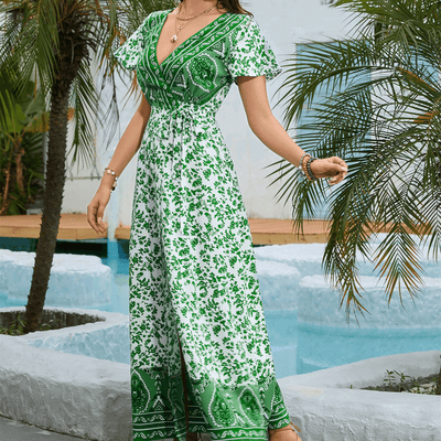Conjunto Floral de Primavera Chic - Elegancia Sin Esfuerzo para Cada Ocasión
