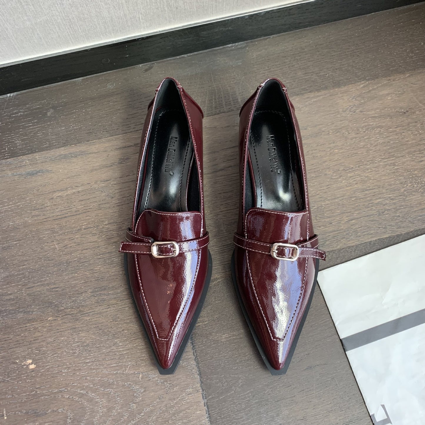 Stylish Chunky Heel Pointed Toe Shoes - CasualFlowshop