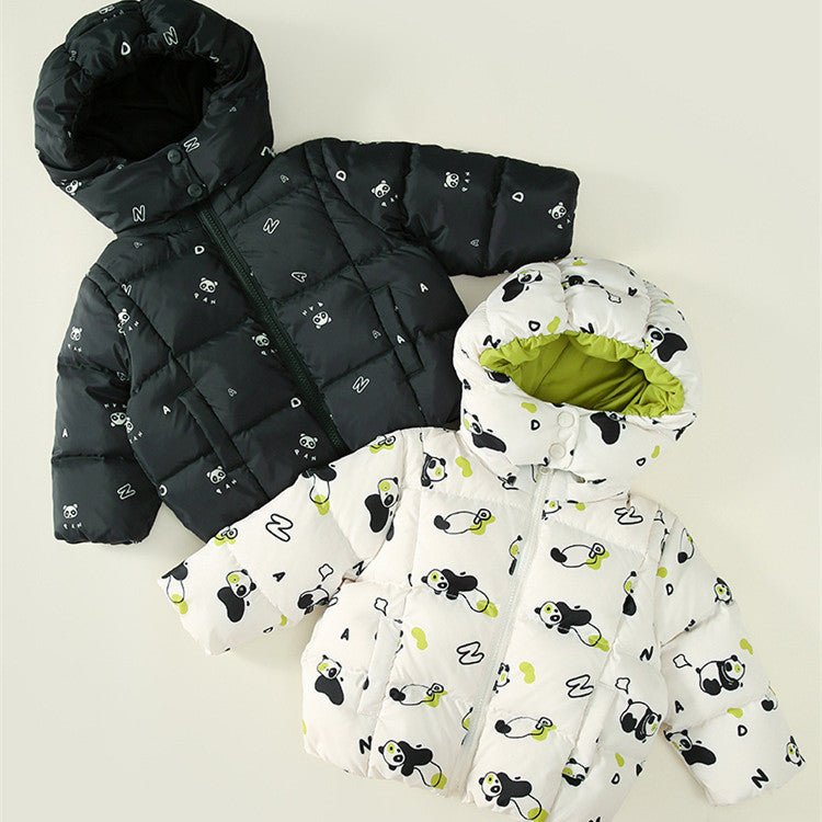 Image of Panda Down Jacket for Kids - Onliene At Casualflowshop