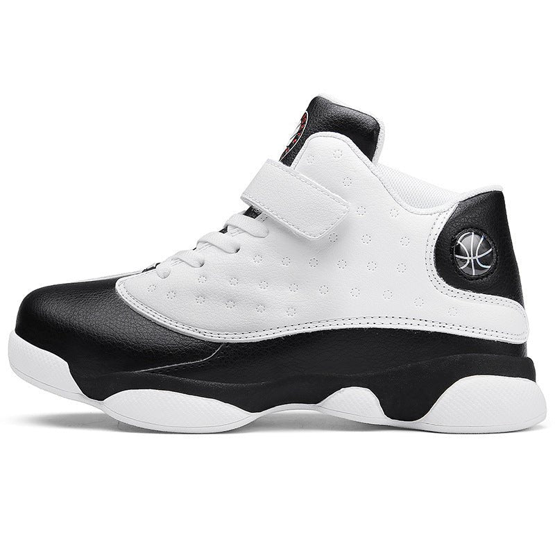 Kids' High - Top Velcro Sneakers for School – Durable & Comfy - CasualFlowshop