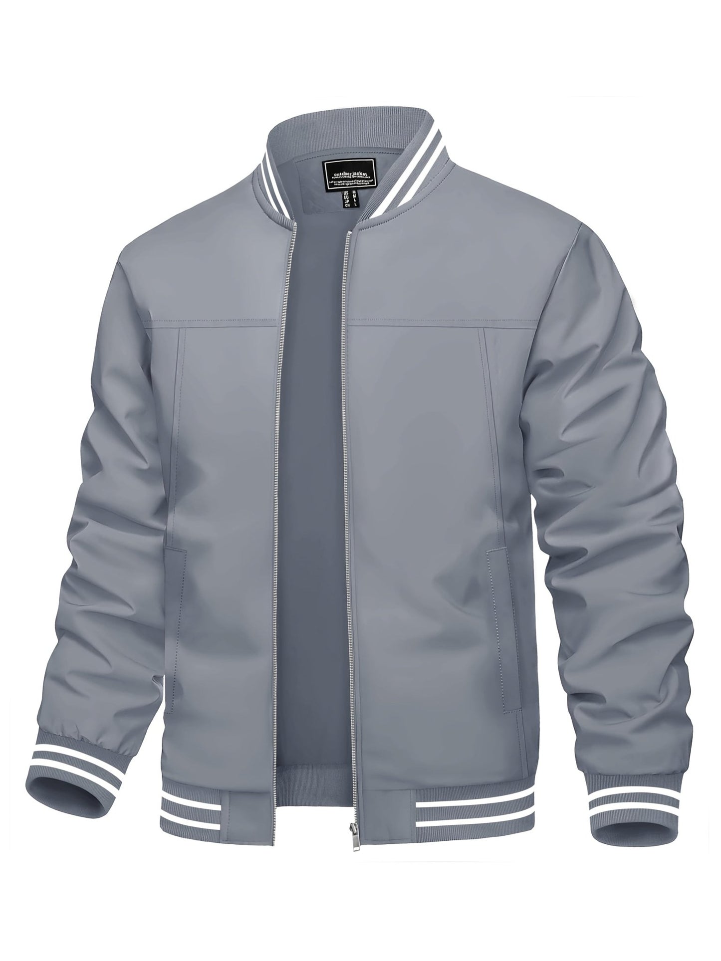 🧥 Men's Lightweight Windproof Bomber Jacket – Style Meets Performance - CasualFlowshop