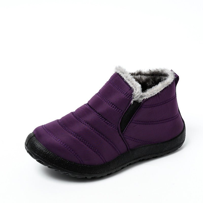 Men's Lightweight Waterproof Ankle Boots – Unisex Winter Snow Shoes, Warm & Fashionable - CasualFlowshop