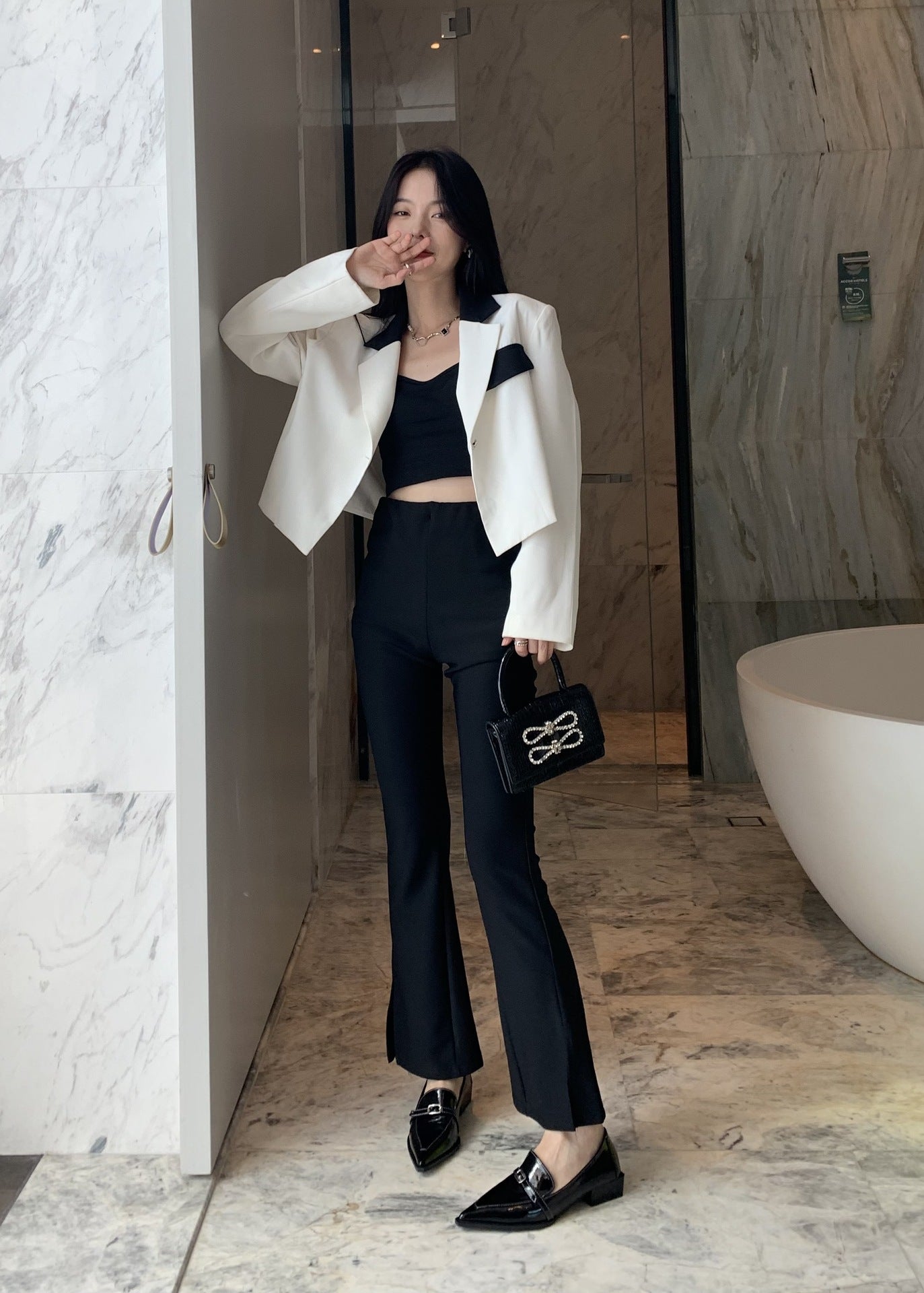 Stylish Chunky Heel Pointed Toe Shoes - CasualFlowshop