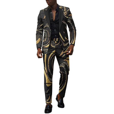 Men’s Slim Fit Wedding Suit Set – Blazer & Pants Tuxedo