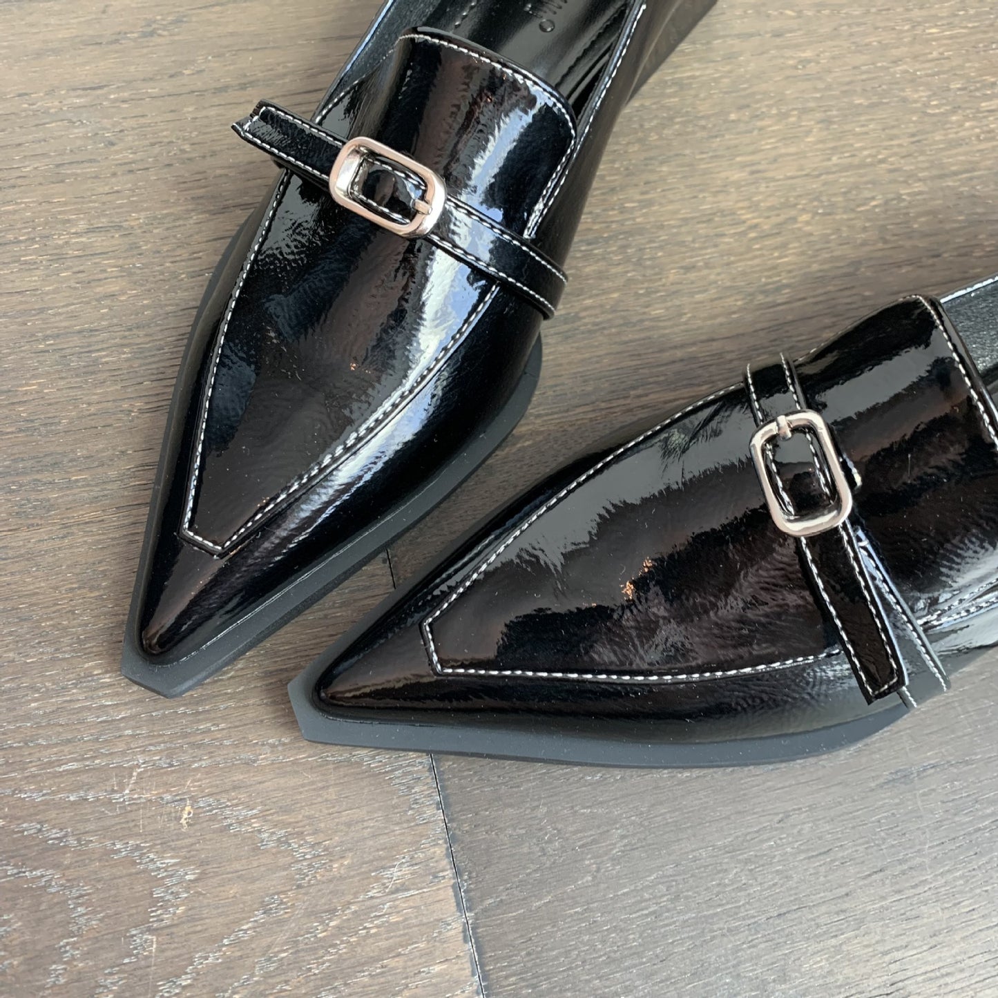 Stylish Chunky Heel Pointed Toe Shoes - CasualFlowshop