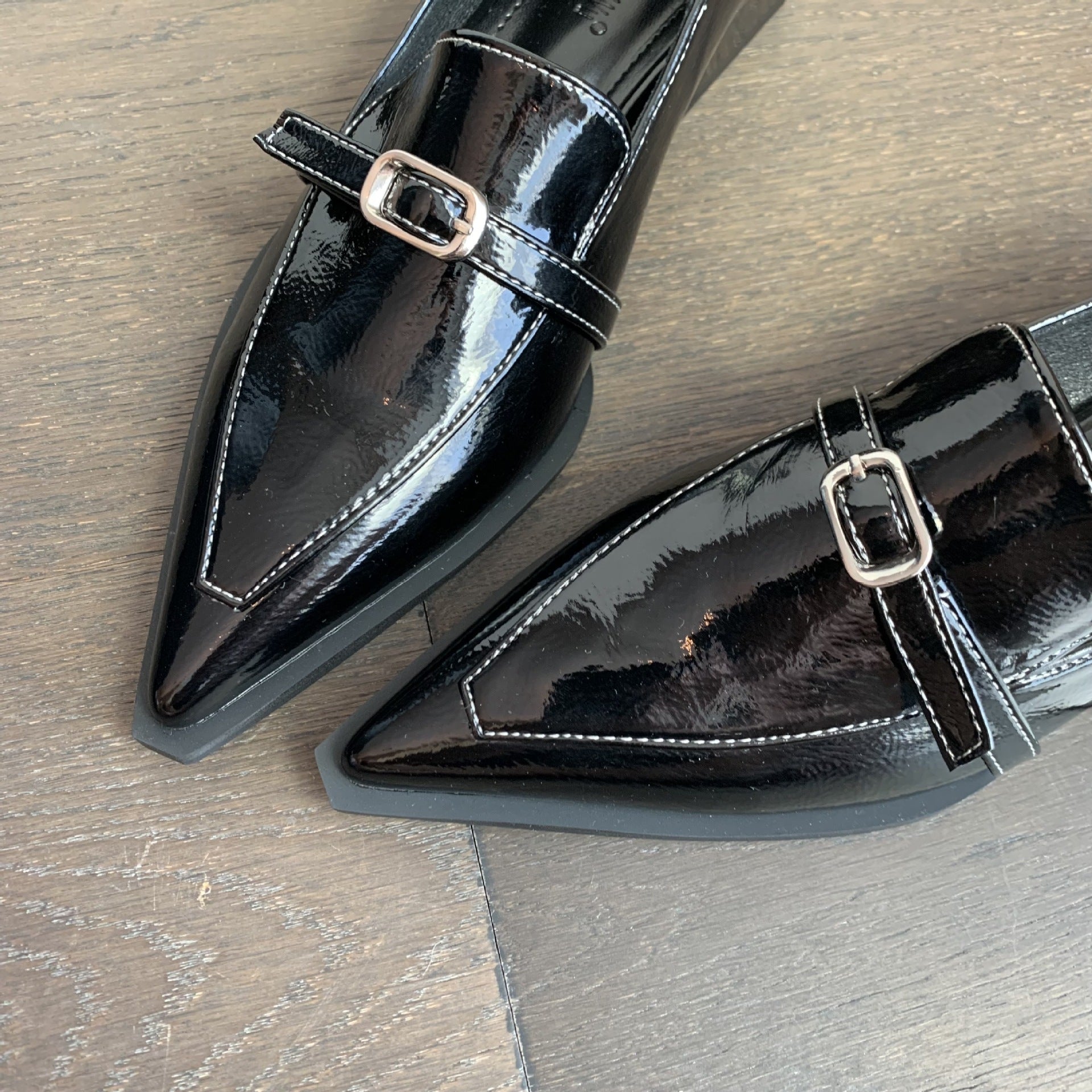 Stylish Chunky Heel Pointed Toe Shoes - CasualFlowshop