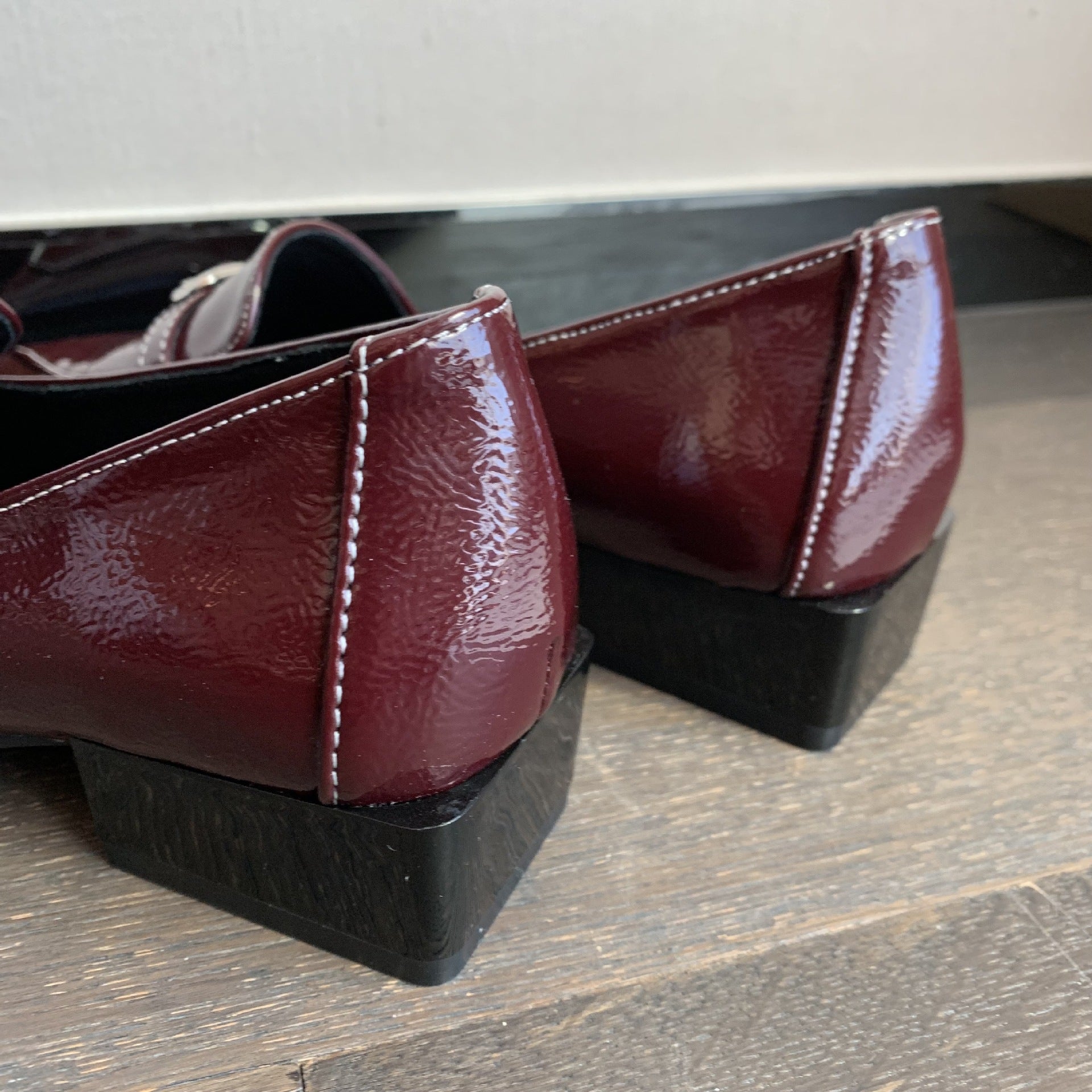 Stylish Chunky Heel Pointed Toe Shoes - CasualFlowshop