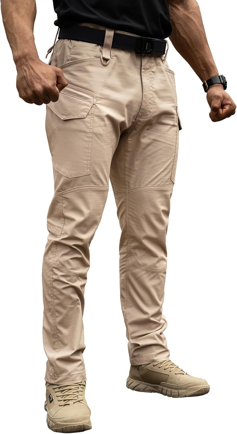 Men's Tactical Ripstop Cargo Pants – Outdoor Hiking & Work Trousers - CasualFlowshop