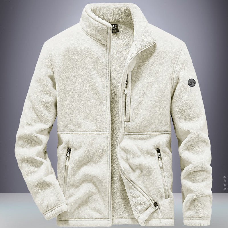 Image of a Men's Polar Fleece Sports Jacket - available online at casualflowshop