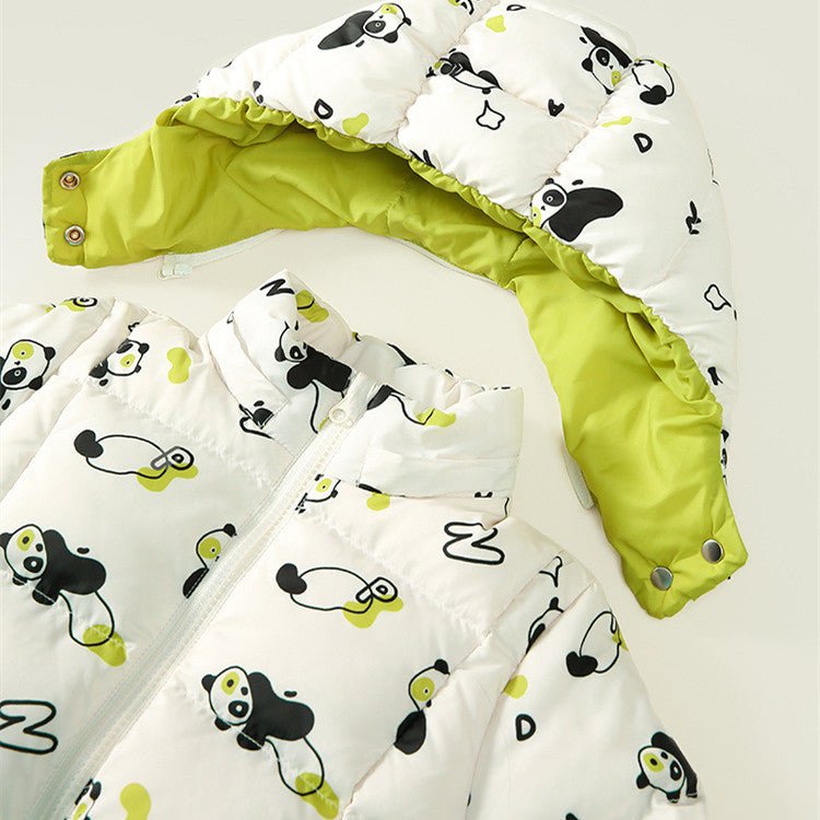 Image of Panda Down Jacket for Kids - Onliene At Casualflowshop