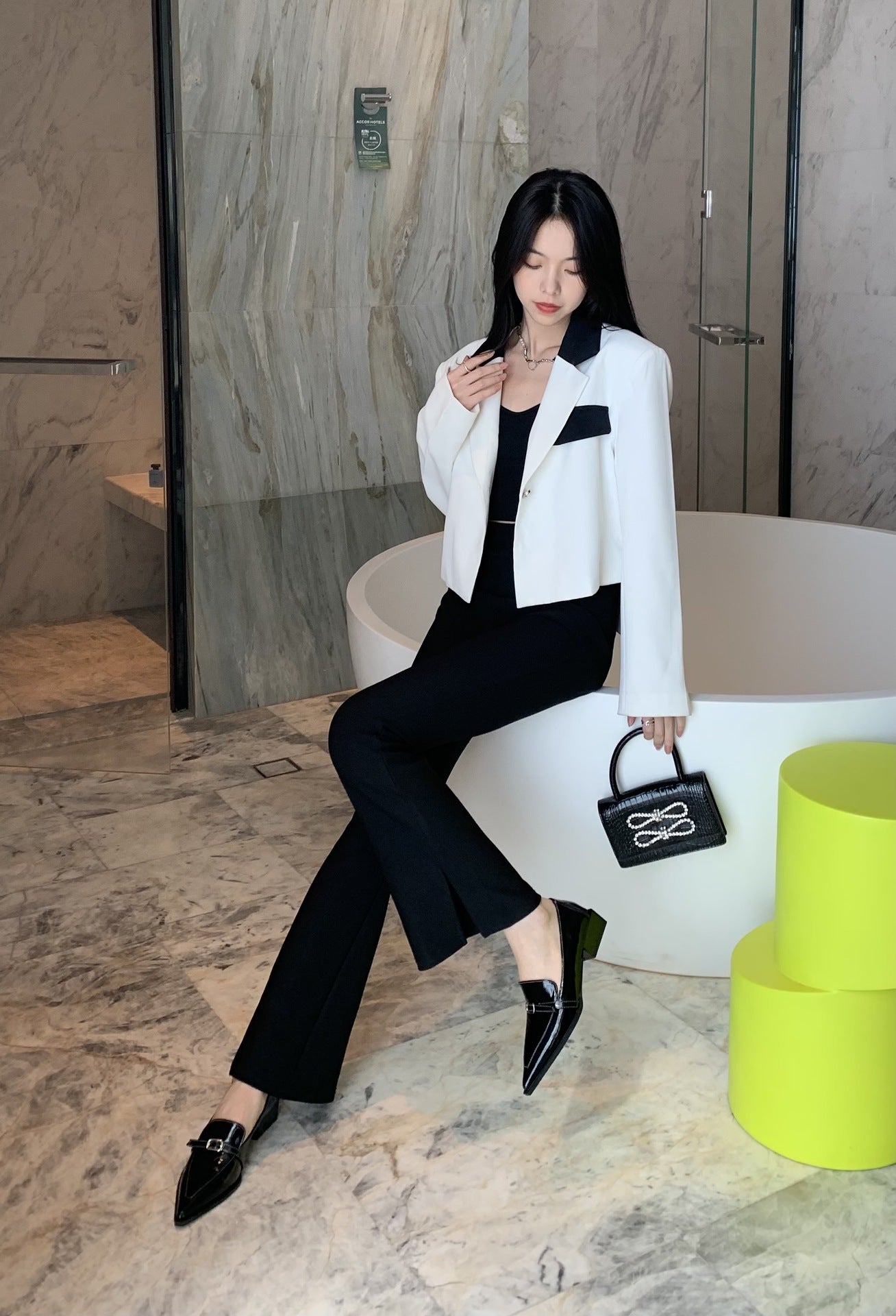 Stylish Chunky Heel Pointed Toe Shoes - CasualFlowshop