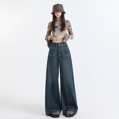 Women's High Waist Flare Jeans – Retro Look