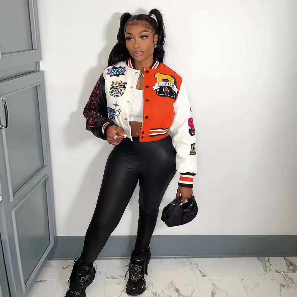 Streetwear Racing Bomber Jacket – Stylish and sporty jacket with a racing-inspired design.