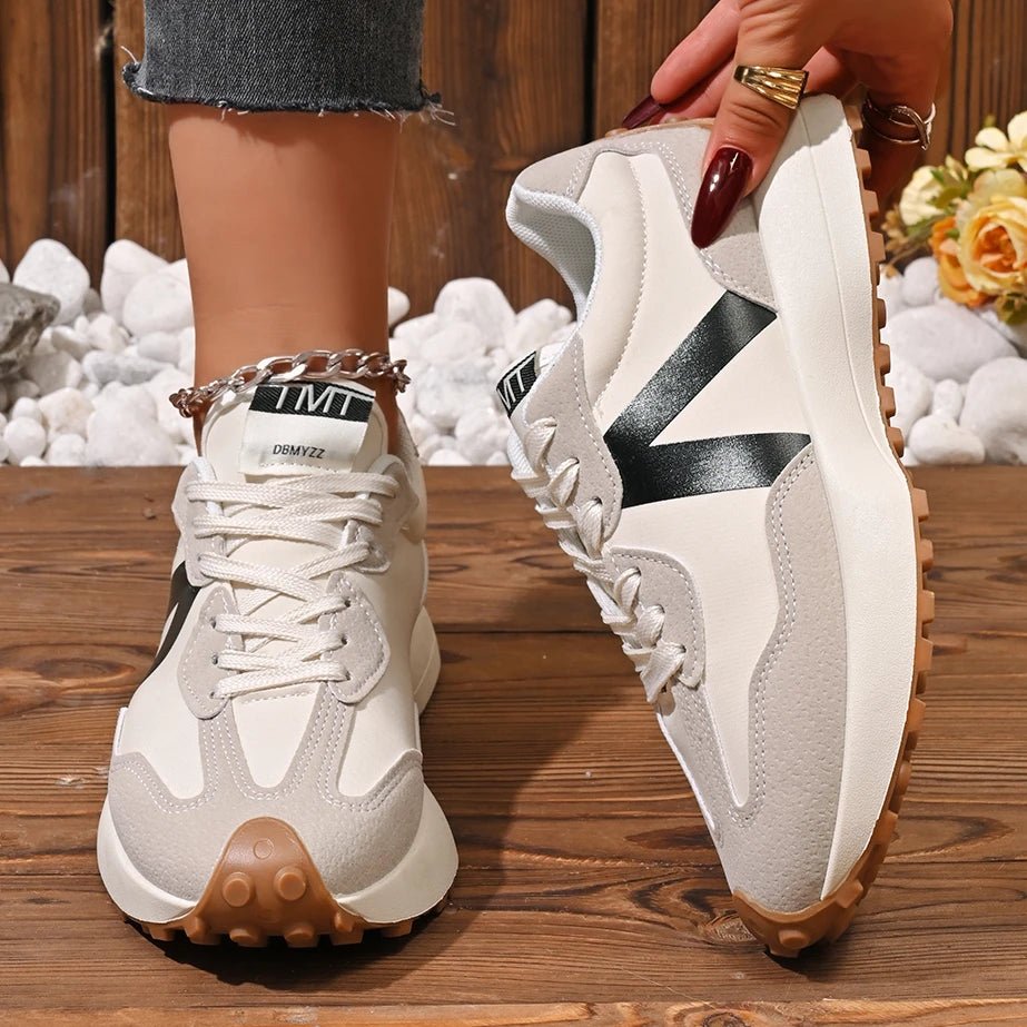 Women's Top Comfort Shoes - Breathable, Cushioned, Soft Lace - Up Design - CasualFlowshop