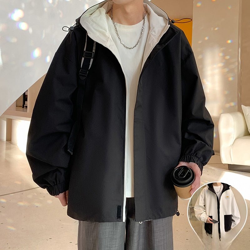Men's Cashmere Winter Fleece Hooded Jacket - casualflowshop