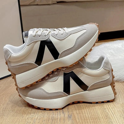 Bequeme Damenschuhe – atmungsaktiv, gepolstert, weiches Schnürdesign