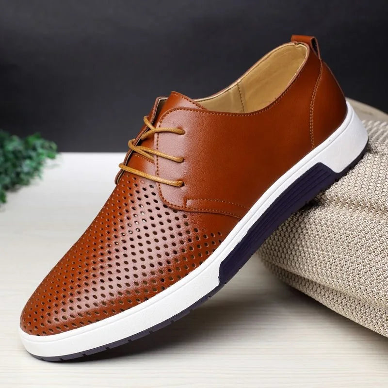 Men's Breathable Oxford Dress Shoes -  Casualflowshop