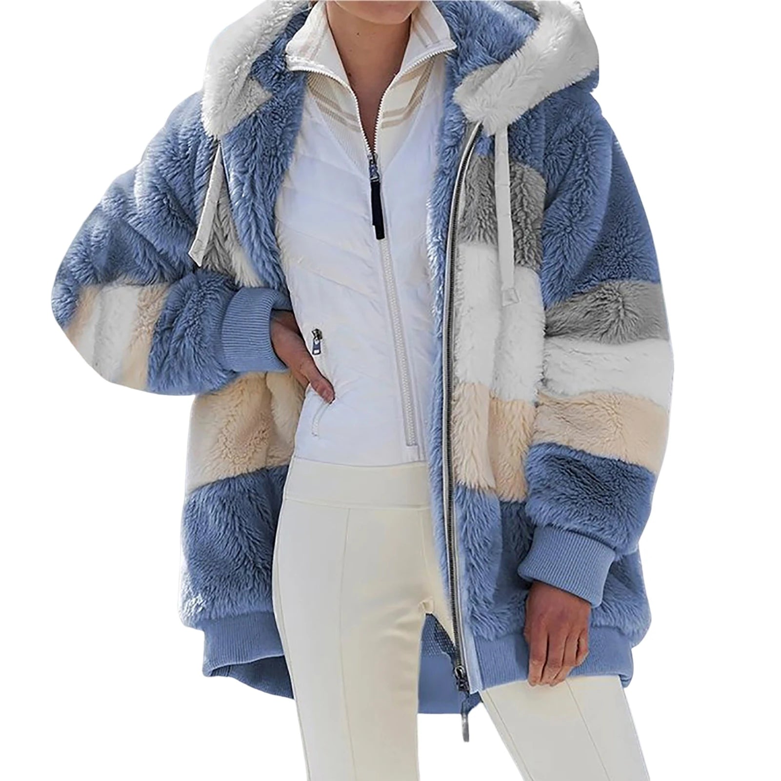 Ultimate Warm Hooded Coat with Drawstring Detail Choice for Staying Cozy and Stylish in All Seasons - CasualFlowshop