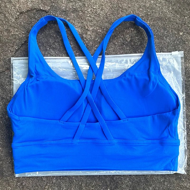 2Pcs Crisscross Sports Bra Set – Breathable & Supportive Fitness Wear for Women - CasualFlowshop