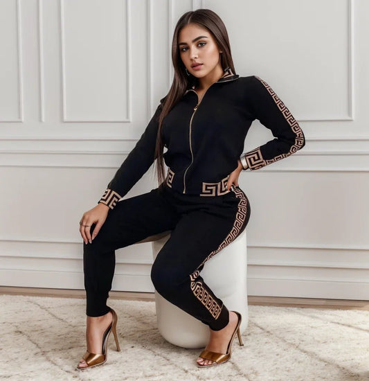 Urban Chic: Modern 2 Piece Tracksuit Sets for Versatile Style - CasualFlowshop