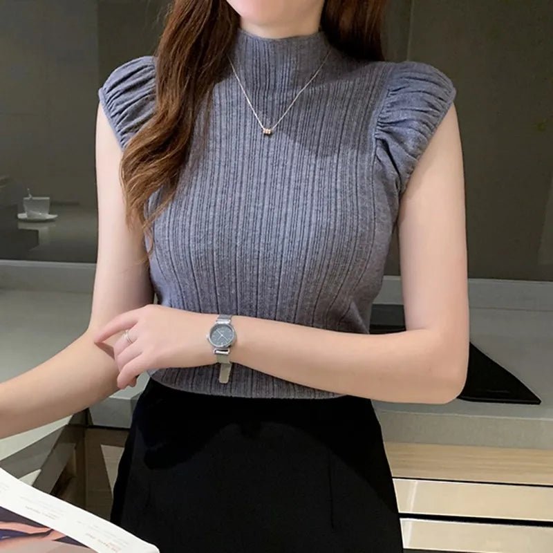 Knitted Jumper Sweater Blouse: Elevate Your Style and comfortable - CasualFlowshop
