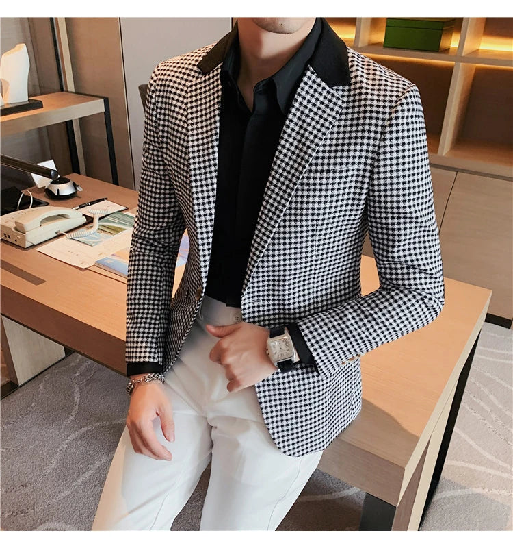 Plover Case Blazer Jacket: Timeless Elegance Meets Modern Versatility - CasualFlowshop