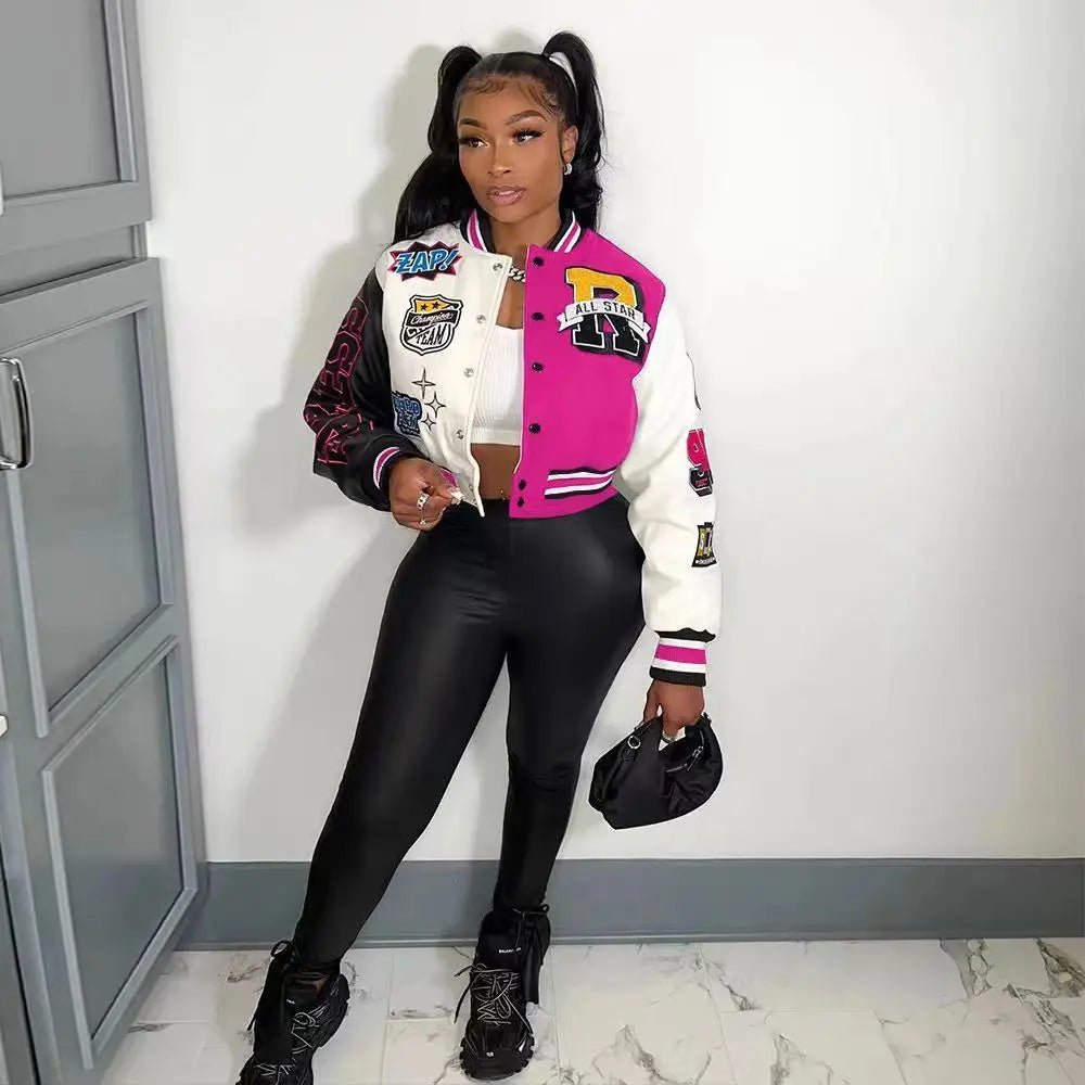 Streetwear Racing Bomber Jacket – Stylish and sporty jacket with a racing-inspired design.