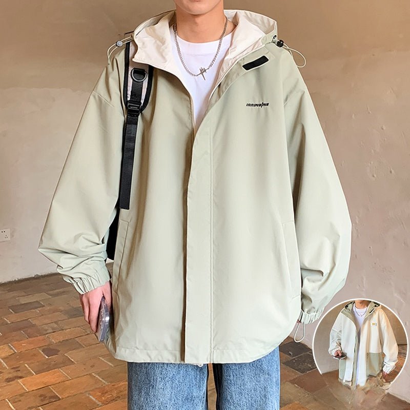 Men's Cashmere Winter Fleece Hooded Jacket - casualflowshop