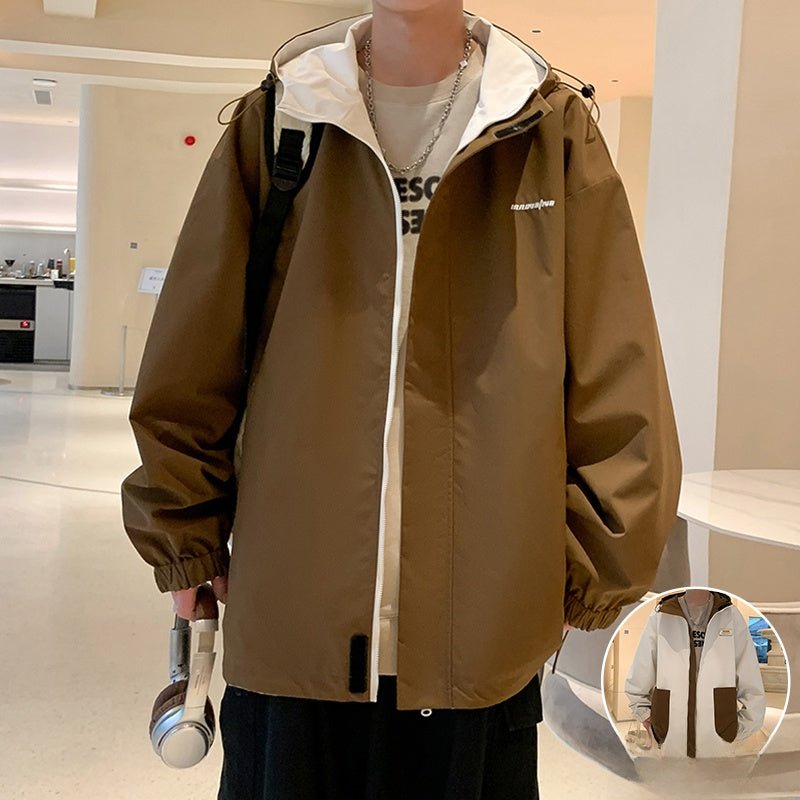 Men's Cashmere Winter Fleece Hooded Jacket - casualflowshop